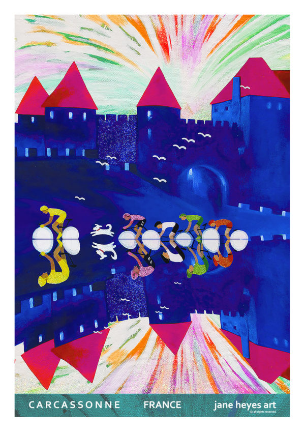 Jane Heyes Art Peintre Carcassonne Artist A4 TOUR 14TH JULY FINAL copy