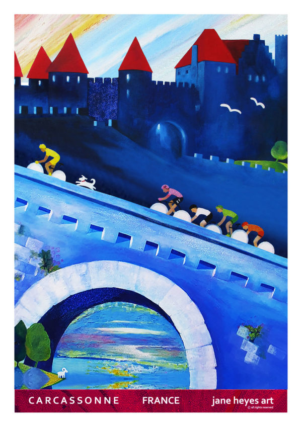 Jane Heyes Art Peintre Carcassonne Artist A4 TOUR final red border copy