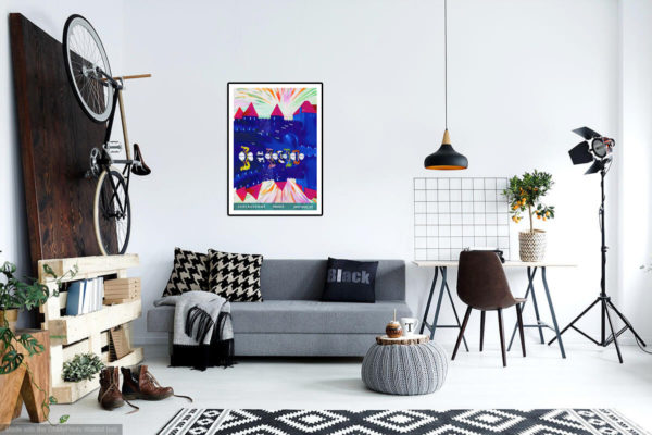 tour-de-france-print-situ-jane heyes art carcassonne