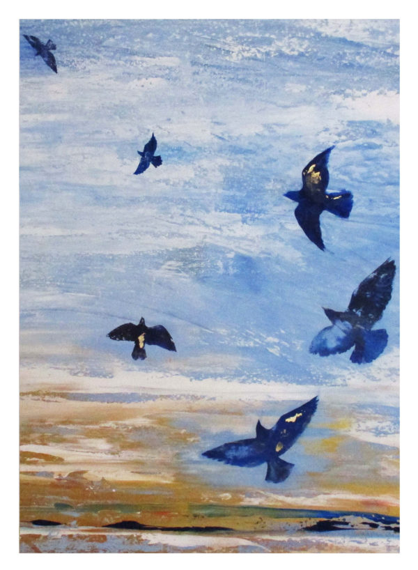 Liberty Birds Print 50x70 Print Jane Heyes Art