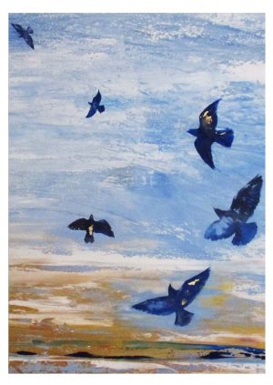 Liberty Birds Print 50x70 Print Jane Heyes Art